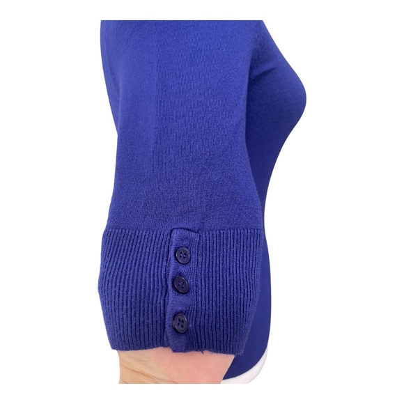 Express Knit Turtleneck Short-Sleeve with Buttons size XS Women's - Picture 4 of 13